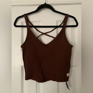 Vuori ribbed workout top